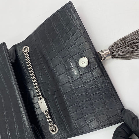 YVES SAINT LAURENT Kate 2WAY, Tassel Shoulder Bag black WS30426