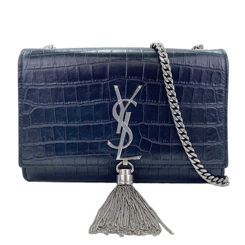 YVES SAINT LAURENT Kate 2WAY, Tassel Shoulder Bag black WS30426
