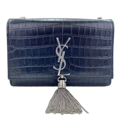 YVES SAINT LAURENT Kate 2WAY, Tassel Shoulder Bag black WS30426