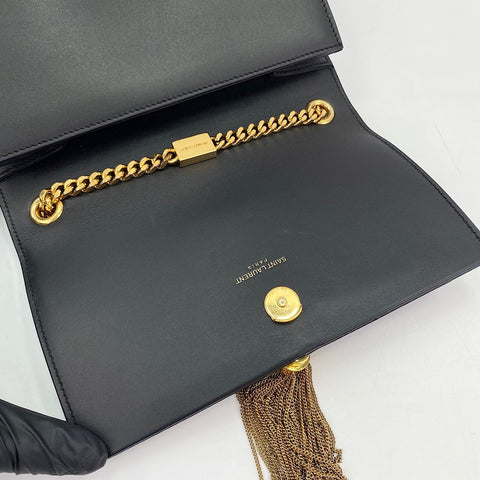 YVES SAINT LAURENT Kate 2WAY, Tassel Shoulder Bag black WS30427