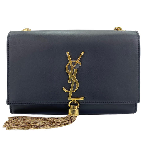 YVES SAINT LAURENT Kate 2WAY, Tassel Shoulder Bag black WS30427