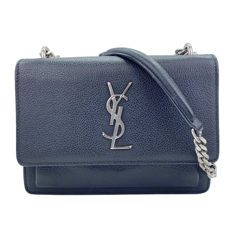 YVES SAINT LAURENT Sunset 2WAY Shoulder Bag black WS30429