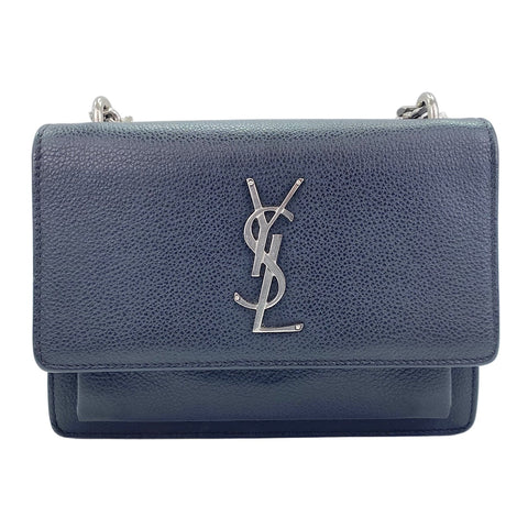 YVES SAINT LAURENT Sunset 2WAY Shoulder Bag black WS30429