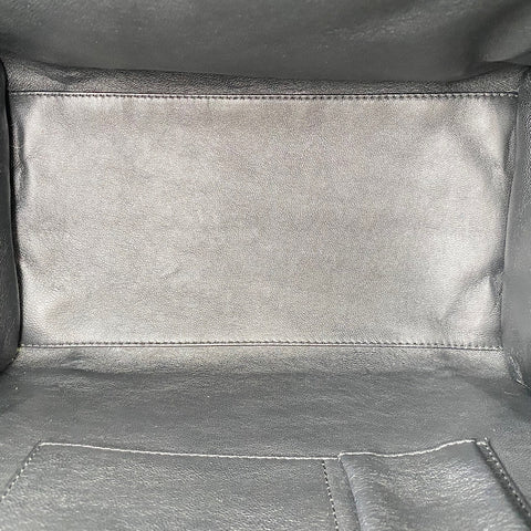 CELINE Luggage mini Handbag Navy WS30430