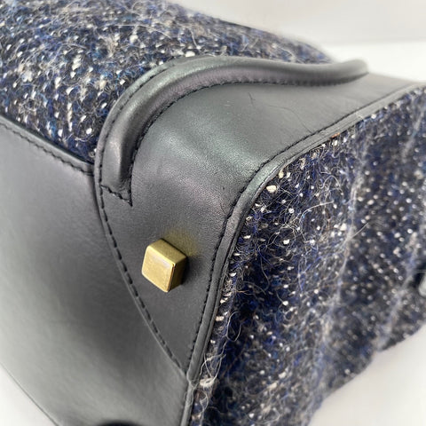 CELINE Luggage mini Handbag Navy WS30430