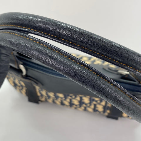 Christian Dior Trotter Tote Bag Navy WS30431