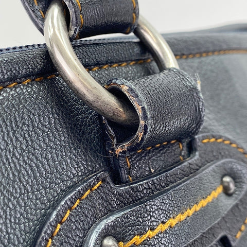 Christian Dior Trotter Tote Bag Navy WS30431