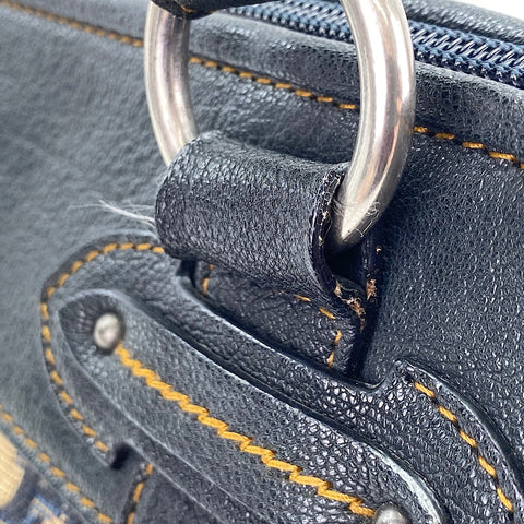 Christian Dior Trotter Tote Bag Navy WS30431