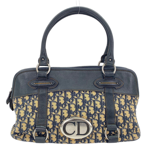 Christian Dior Trotter Tote Bag Navy WS30431