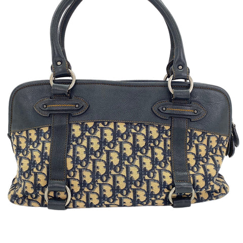 Christian Dior Trotter Tote Bag Navy WS30431