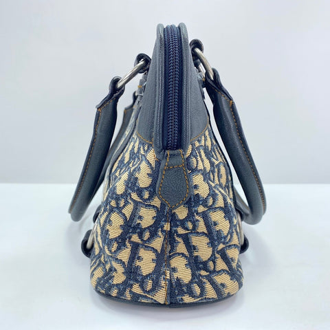 Christian Dior Trotter Tote Bag Navy WS30431