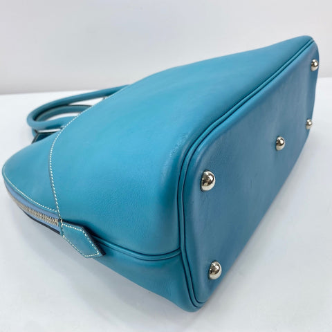HERMES Bolide 192330 Handbag blue WS30434