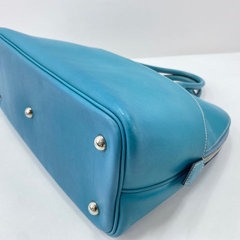 HERMES Bolide 192330 Handbag blue WS30434