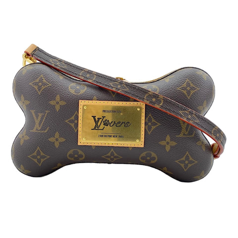 LOUIS VUITTON Bone Wearable Wallet Shoulder Bag Brown WS30435