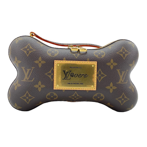 LOUIS VUITTON Bone Wearable Wallet Shoulder Bag Brown WS30435