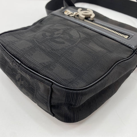 CHANEL New Travel Line Shoulder Bag black WS30436