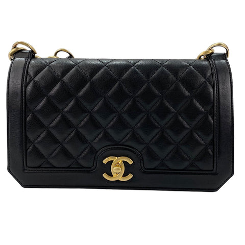 CHANEL Matelass 25 Shoulder Bag black WS30438