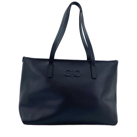 Salvatore Ferragamo Gancini Tote Bag black WS30440