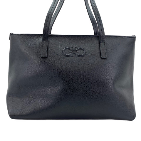 Salvatore Ferragamo Gancini Tote Bag black WS30440