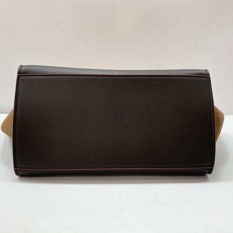 CELINE Trapeze 2WAY Handbag Brown WS30441