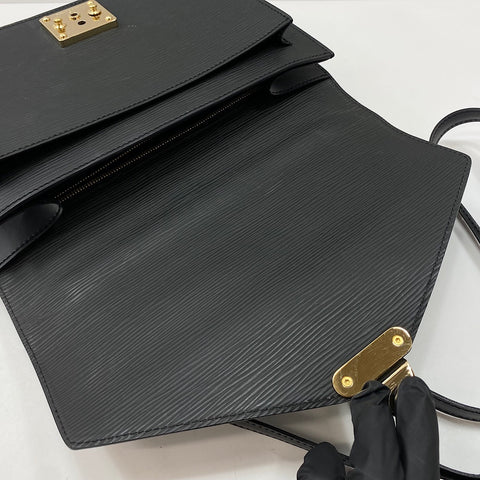 LOUIS VUITTON Monceau Handbag black WS30442