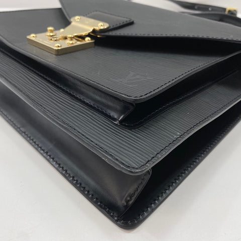 LOUIS VUITTON Monceau Handbag black WS30442