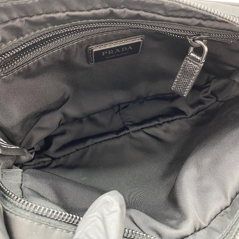 PRADA Linenylon Waist bag black WS30445