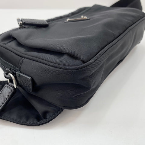 PRADA Linenylon Waist bag black WS30445