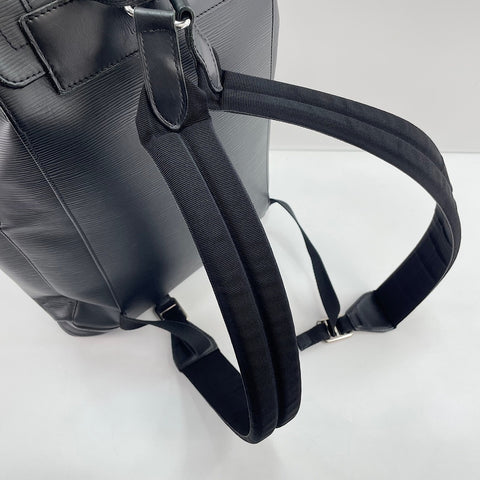 LOUIS VUITTON Christopher MM Backpack  Daypack black WS30451