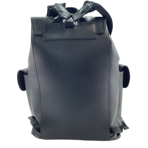 LOUIS VUITTON Christopher MM Backpack  Daypack black WS30451