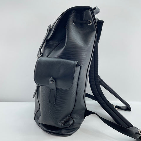 LOUIS VUITTON Christopher MM Backpack  Daypack black WS30451