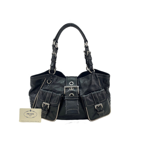 PRADA Tote Bag black WS30453