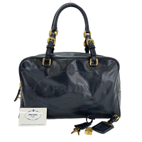 PRADA Boston bag black WS30454