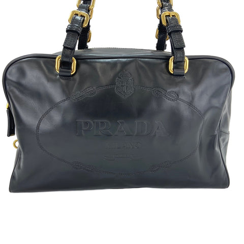 PRADA Boston bag black WS30454