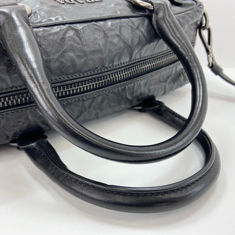 PRADA 2WAY Handbag black WS30462