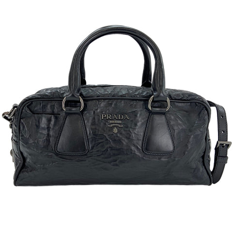 PRADA 2WAY Handbag black WS30462