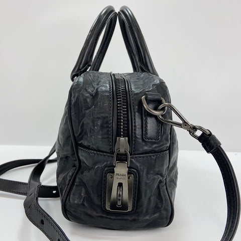 PRADA 2WAY Handbag black WS30462