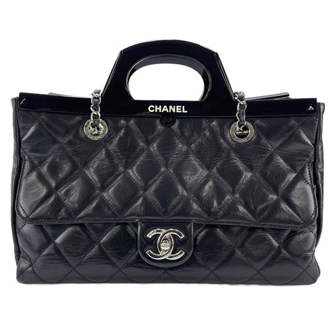 CHANEL CC Delivery Tote Bag black WS30466