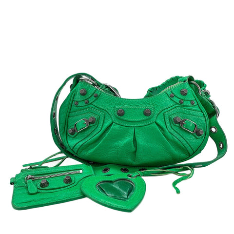 BALENCIAGA Le Cagol XS Shoulder Bag green WS30469