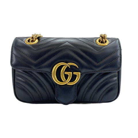 GUCCI GG Marmont Shoulder Bag black WS30470