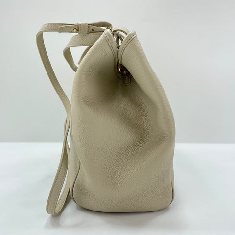 CELINE Small Foldable Cover 2WAY Handbag beige WS30471
