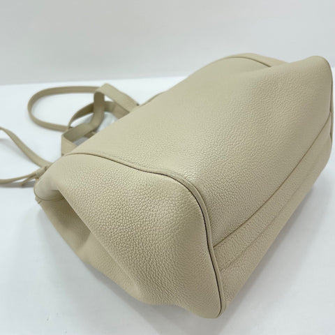 CELINE Small Foldable Cover 2WAY Handbag beige WS30471