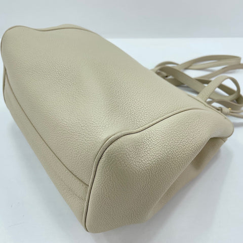 CELINE Small Foldable Cover 2WAY Handbag beige WS30471