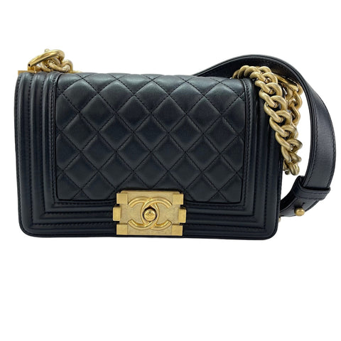 CHANEL Boy Chanel Shoulder Bag black WS30472