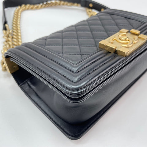 CHANEL Boy Chanel Shoulder Bag black WS30472