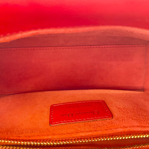 Christian Dior Lady Dior 2WAY Handbag Red WS30476