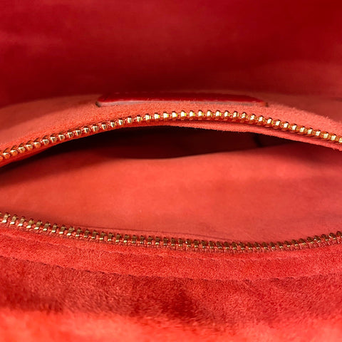 Christian Dior Lady Dior 2WAY Handbag Red WS30476