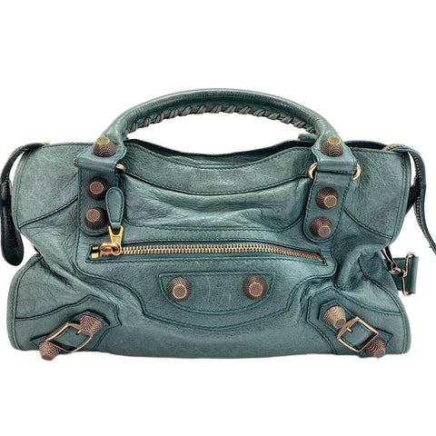 BALENCIAGA Giant City Handbag green WS30478