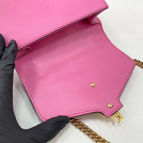 GUCCI Sylvie Shelley Shoulder Bag pink WS30481