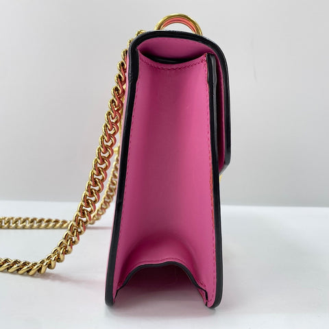 GUCCI Sylvie Shelley Shoulder Bag pink WS30481